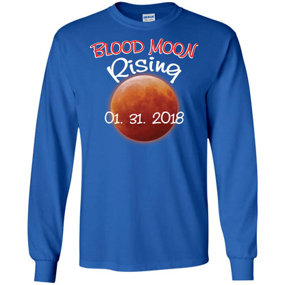 Blood Moon T-shirt Rising 01.31.2018 Royal