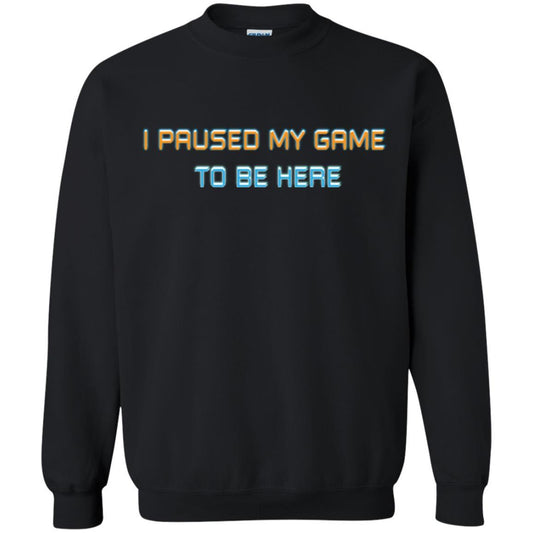 Gamer T-shirt I Paused My Game Here Black