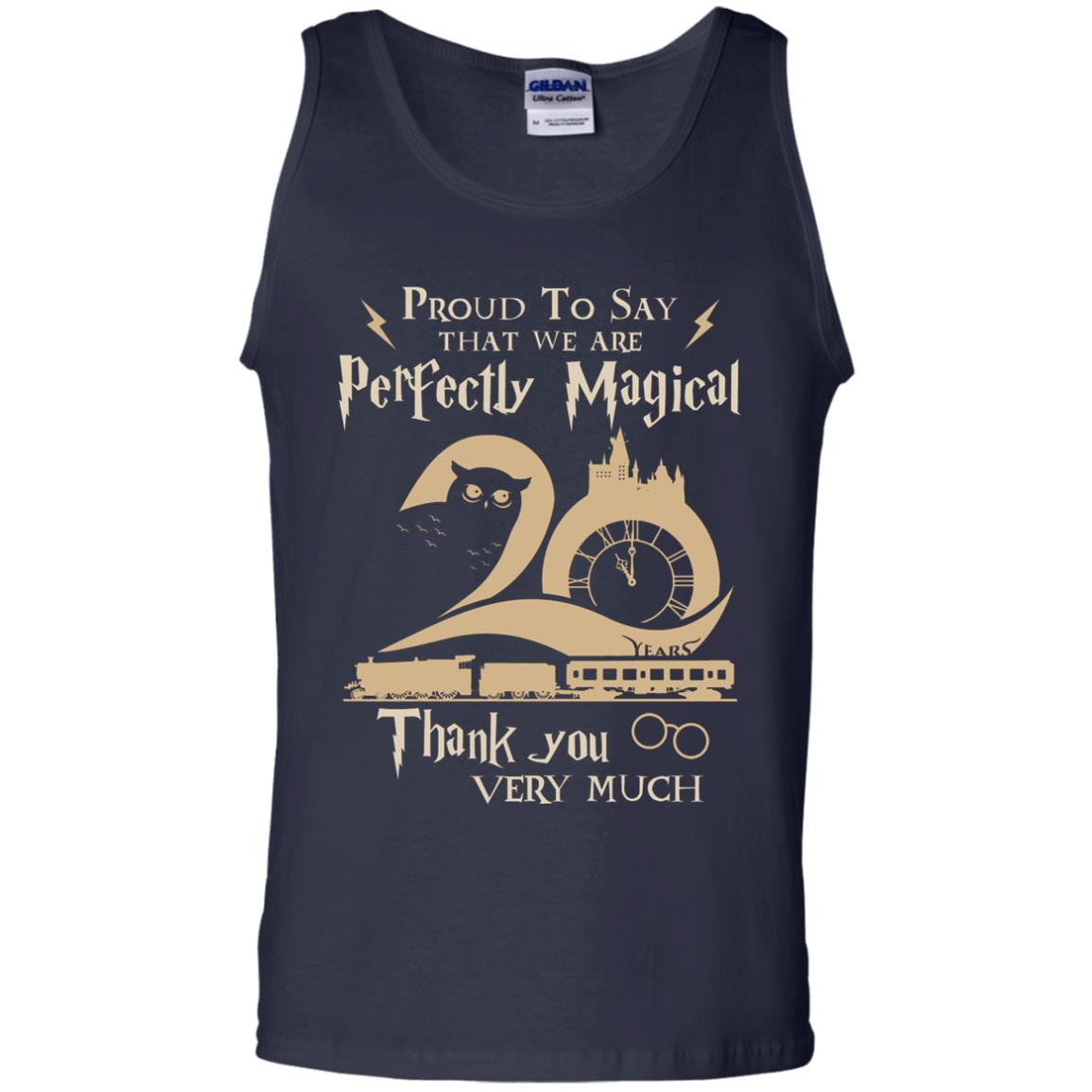 Proud To Say That We Are Perfectly Magical Thank You Very Much Harry Potter Fan T-shirt Navy