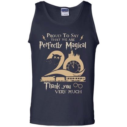 Proud To Say That We Are Perfectly Magical Thank You Very Much Harry Potter Fan T-shirt Navy