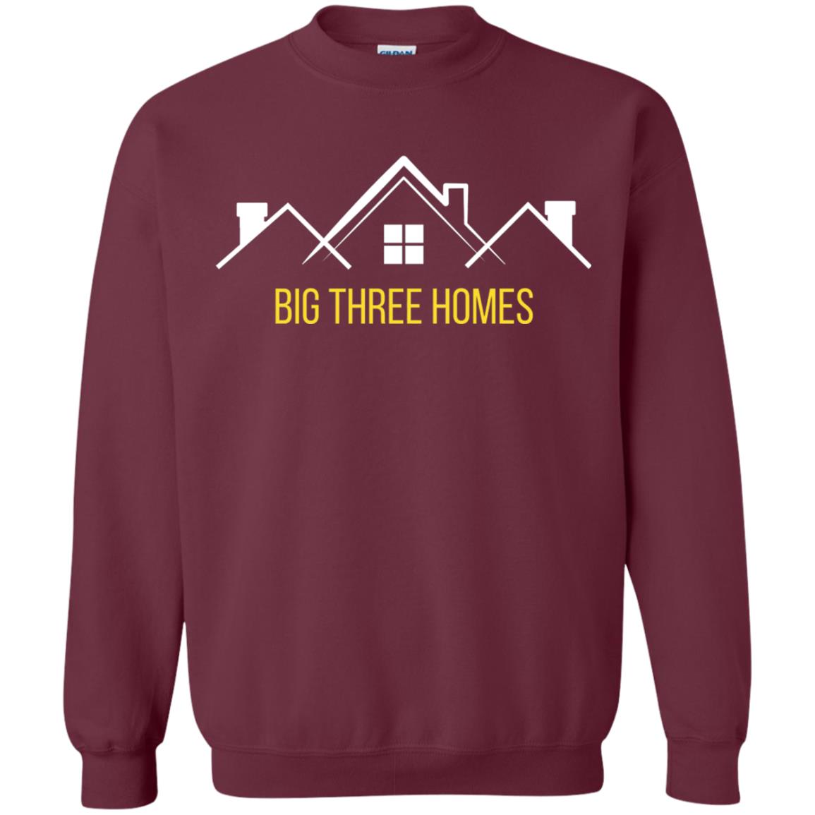 Big Three Homes Big Three Is Us Kevin Kate Randall T-shirt Maroon