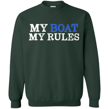 My Boat My Rules T-shirt Forest Green