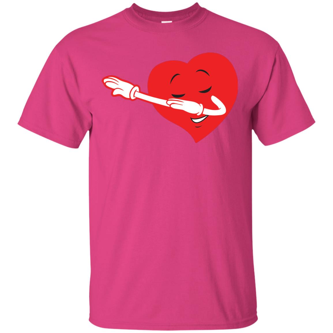 Valentine_s Day T-shirt Dabbing Heart Heliconia