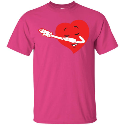 Valentine_s Day T-shirt Dabbing Heart Heliconia