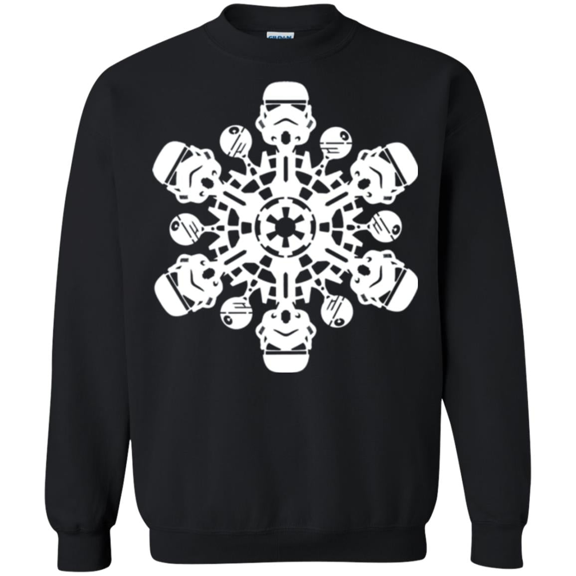 Christmas T-shirt Star Wars Stormtrooper Snowflake Black
