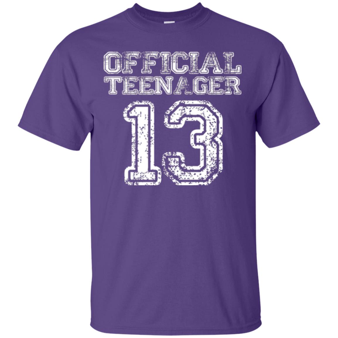Brithday T-shirt Official Teenager T-shirt Purple