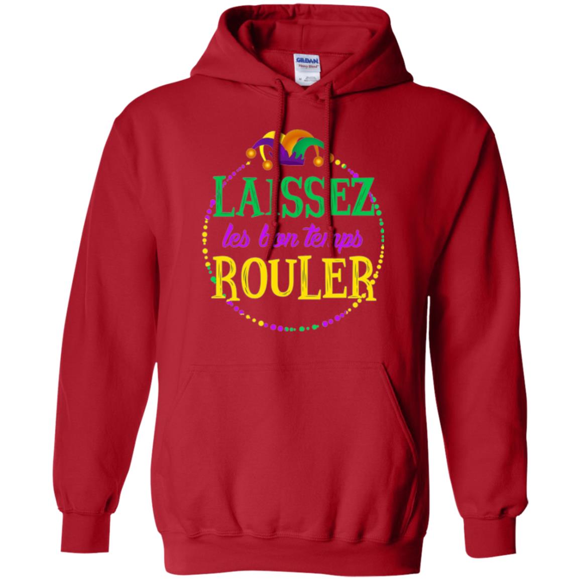 Mardi Gras T-shirt Laissez Les Bon Temps Rouler Red