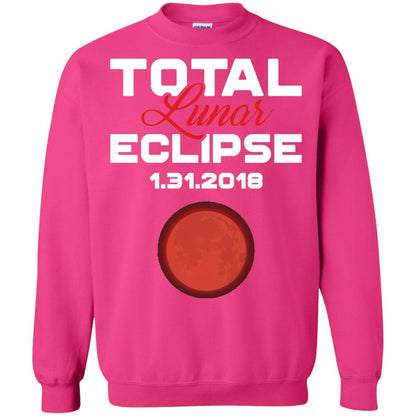 Eclipse January 31st 2018 Total Lunar Eclipse T-shirt Blood Moon Heliconia