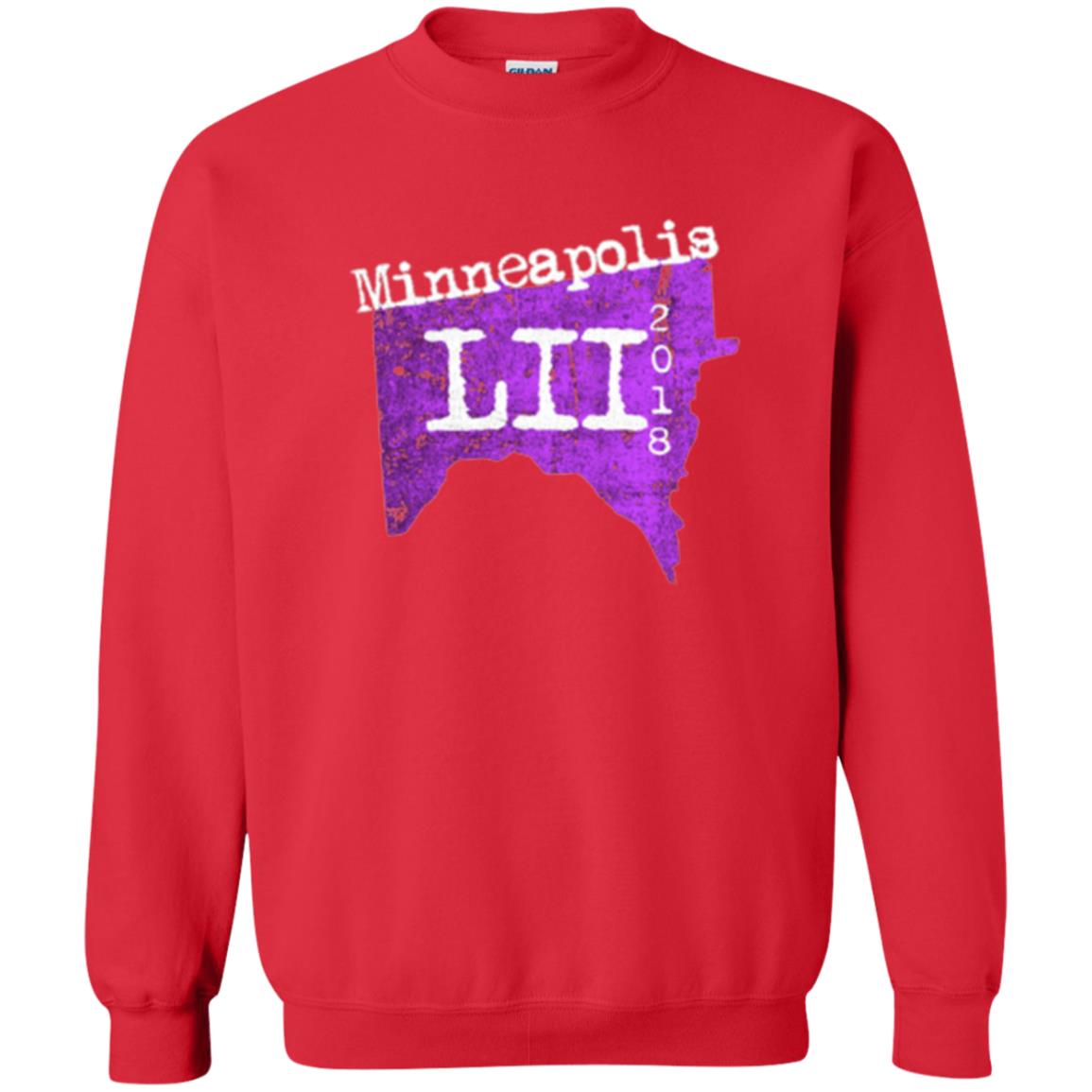 Football Lover T-shirt Minneapolis Minnesota 2018 T-shirt Red