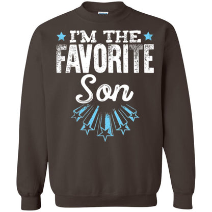 Family T-shirt I_m The Favorite Son Dark Chocolate