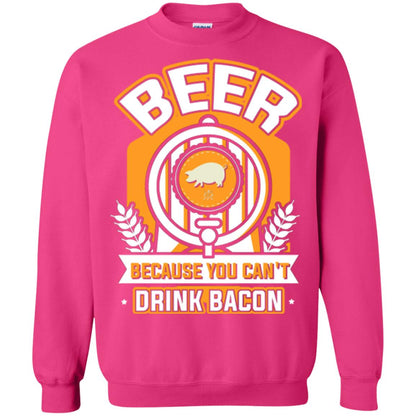 Beer T-shirt Because You Can't Drink Bacon Heliconia