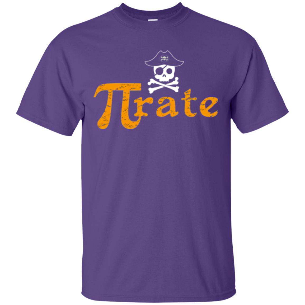 Math Pirate Pi Day T-shirt Funny Math Pirate Purple