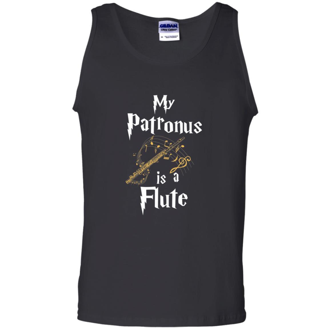 Musician T-shirt My Patronus Is A Flute Black