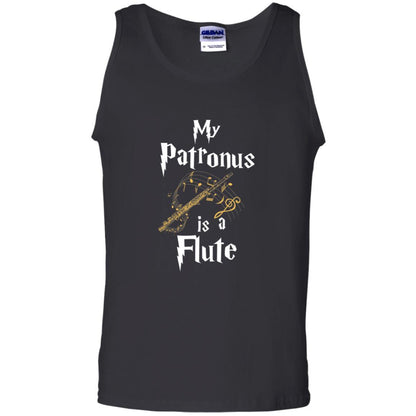 Musician T-shirt My Patronus Is A Flute Black