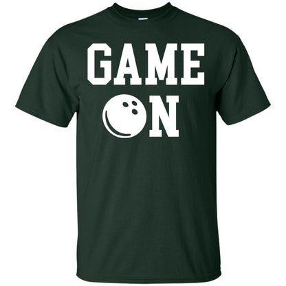 Bowler T-shirt Game On Bowling T-shirt Forest Green