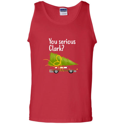 Christmas T-shirt You Serious Clark Red