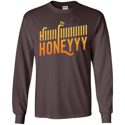 Bee T-shirt Hi Honey T-shirt Dark Chocolate