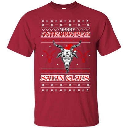 Merry Antichristmas Satan Claus Gift Shirt Cardinal