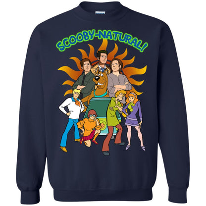 Scooby Natural Mystery Team Cartoon Shirt Navy
