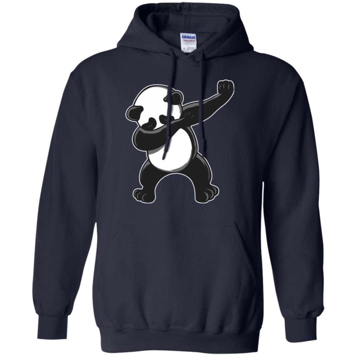 Funny Panda Dab T-shirt Cute Dabbing Panda Navy