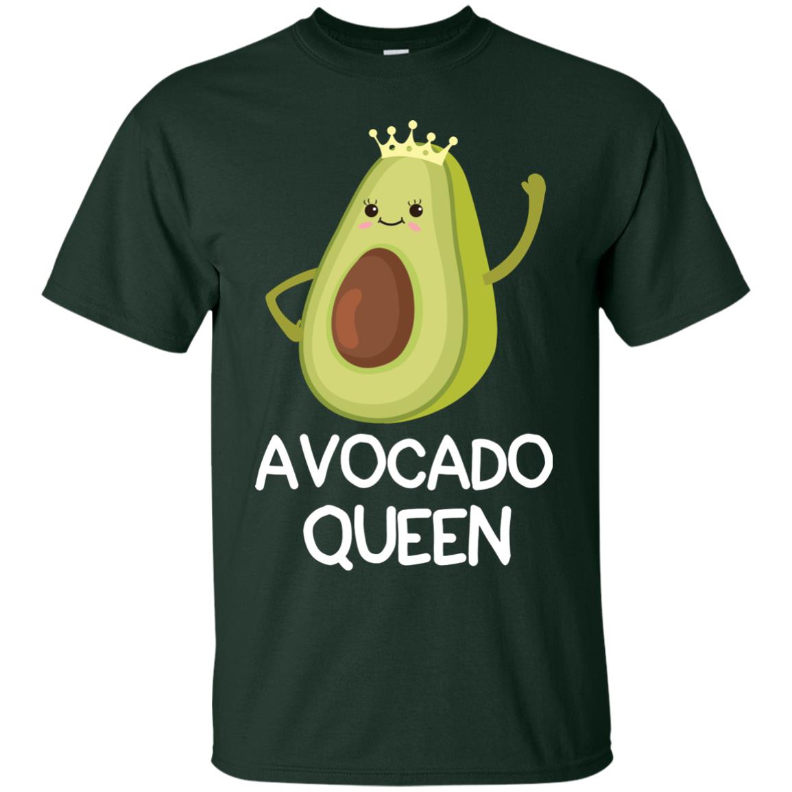 Avocado Queen Vegetarian Shirt For Girls Forest