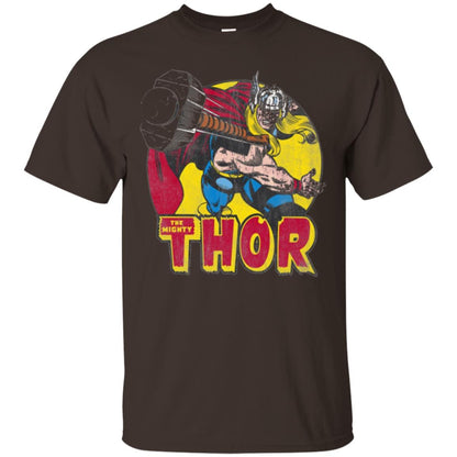 Comic Marvel T-shirt The Mighty Thor Dark Chocolate