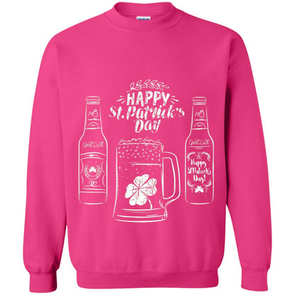Happy St. Patrick_s Day Drinking Beer St Patrick_s Day T-shirt Heliconia