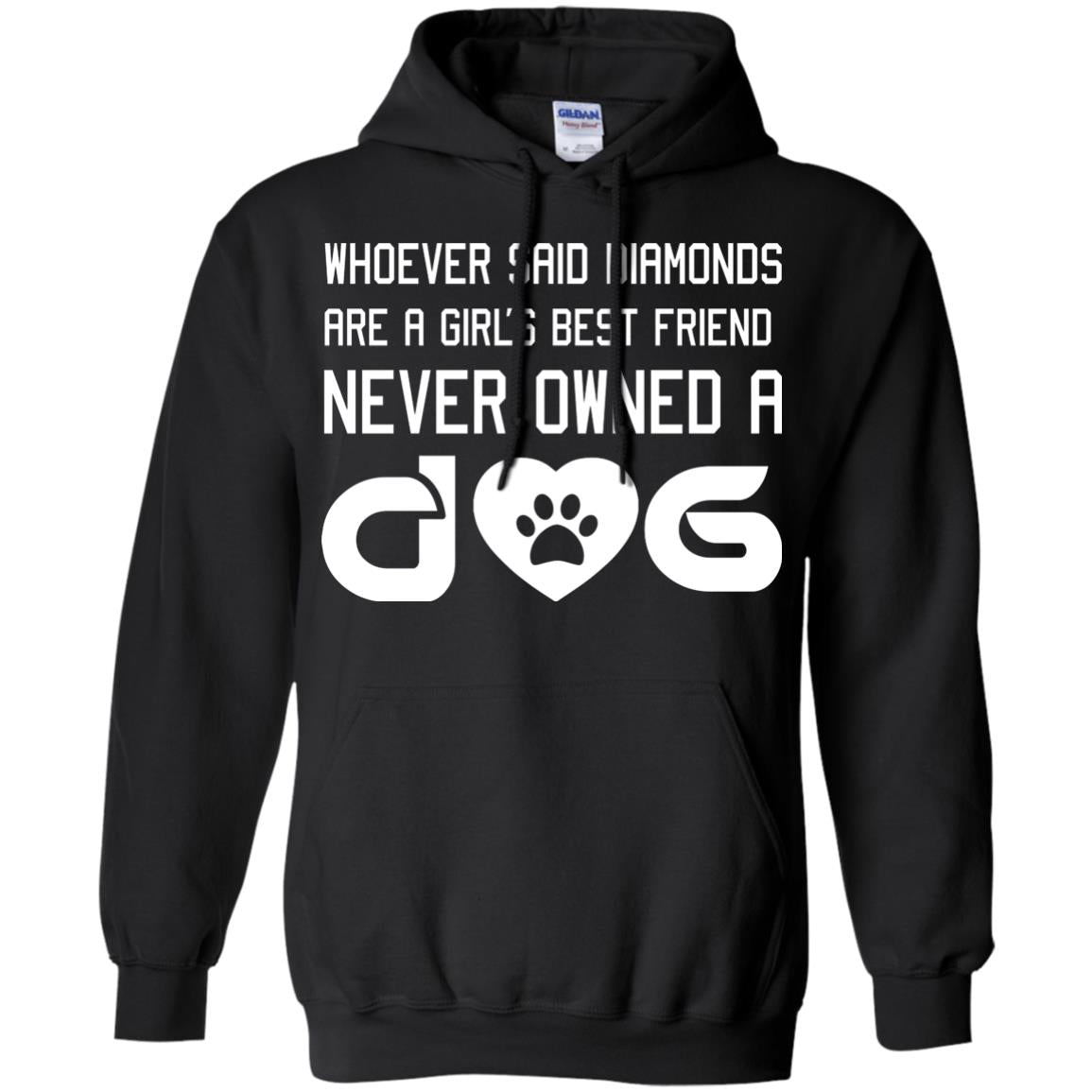 A Girl’s Best Friend Never Owned A Dog Best Dogs Shirt For Girls Black