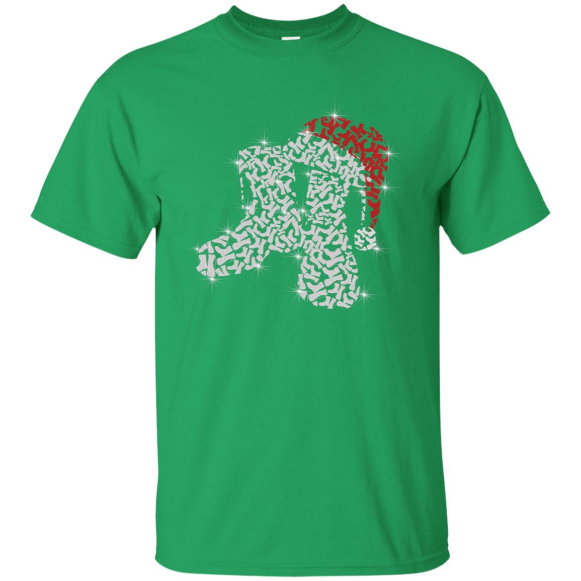 Veteran Boot With Santa Hat Merry Christmas Gift Shirt For Mens Womens Irish Green