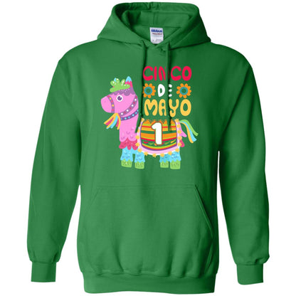 Cinco De Mayo Pinata Jockeys Horse Race 1st Birthday T-shirt Irish Green