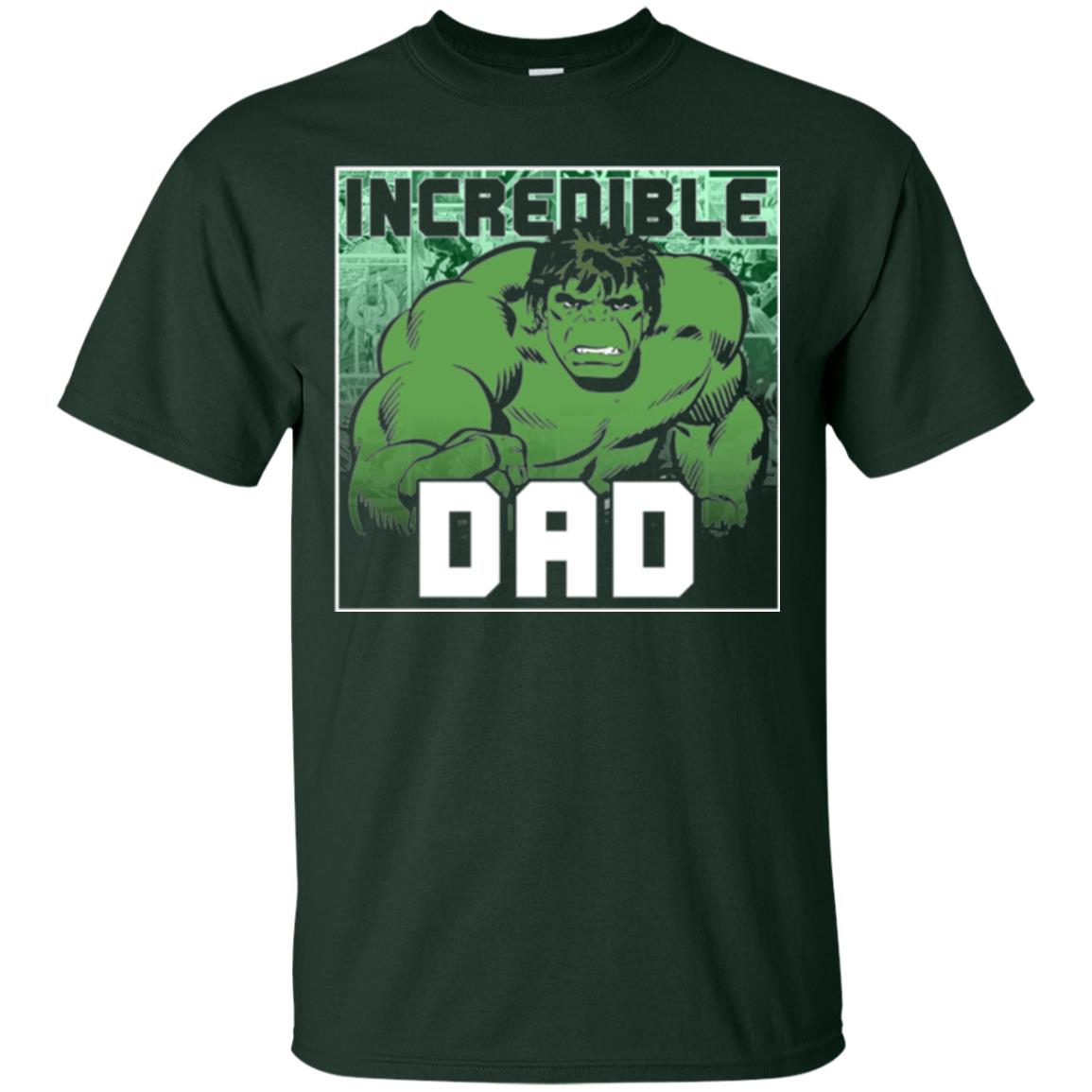 Daddy T-shirt Incredable Dad Forest Green