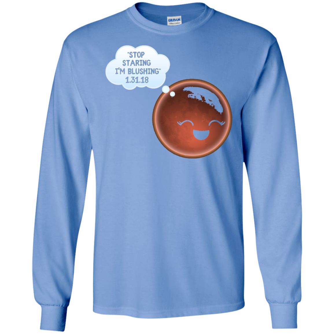Celestial Total Lunar Eclipse 2018 T-shirt Funny Meme Carolina Blue