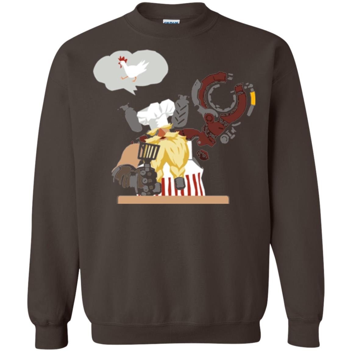 Overwatch Torbjorn Chef Spray T-shirt Dark Chocolate
