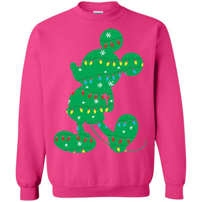 Christmas T-shirt Disney Mickey Mouse Fairy Lights Heliconia
