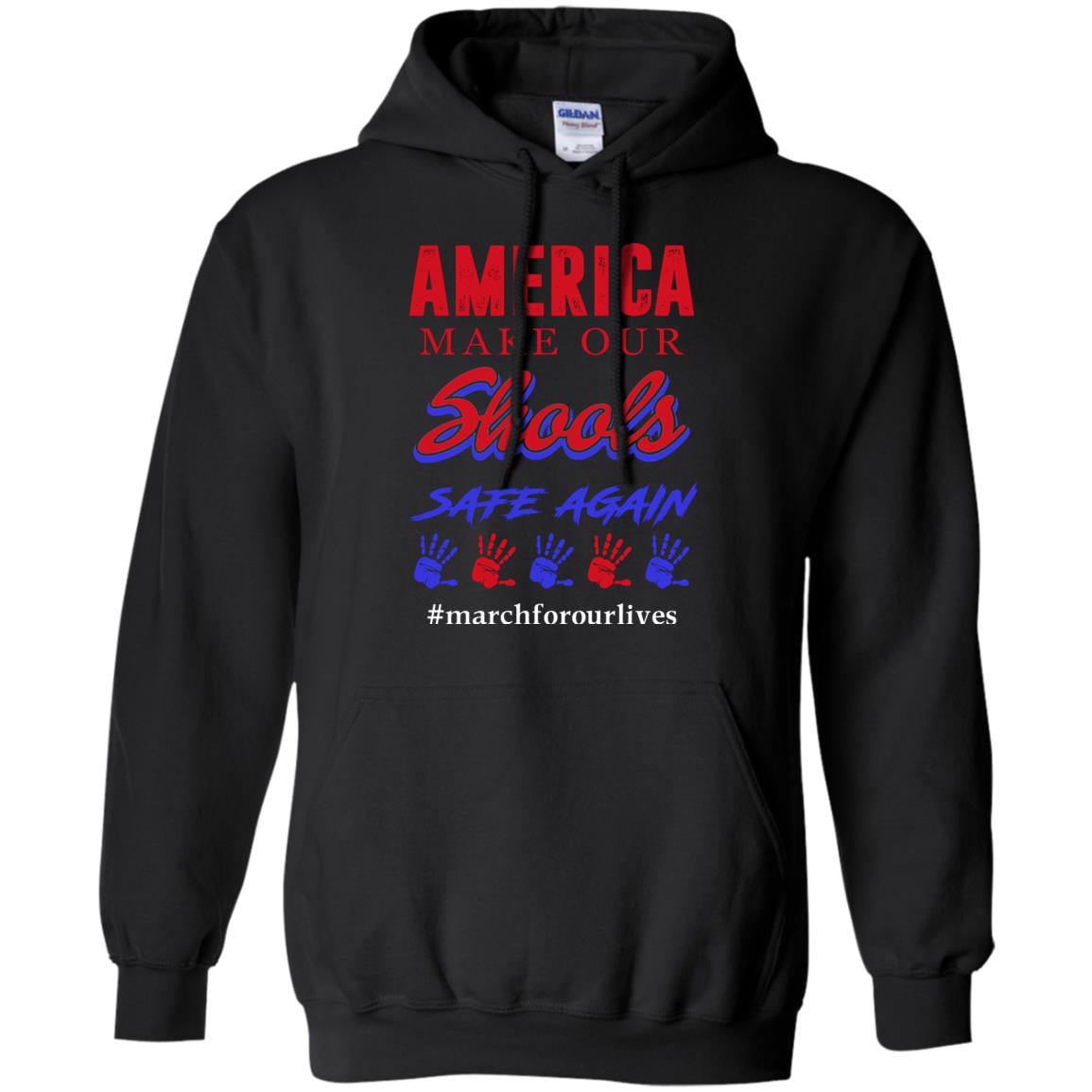 America Make Our Schools Safe Again Black
