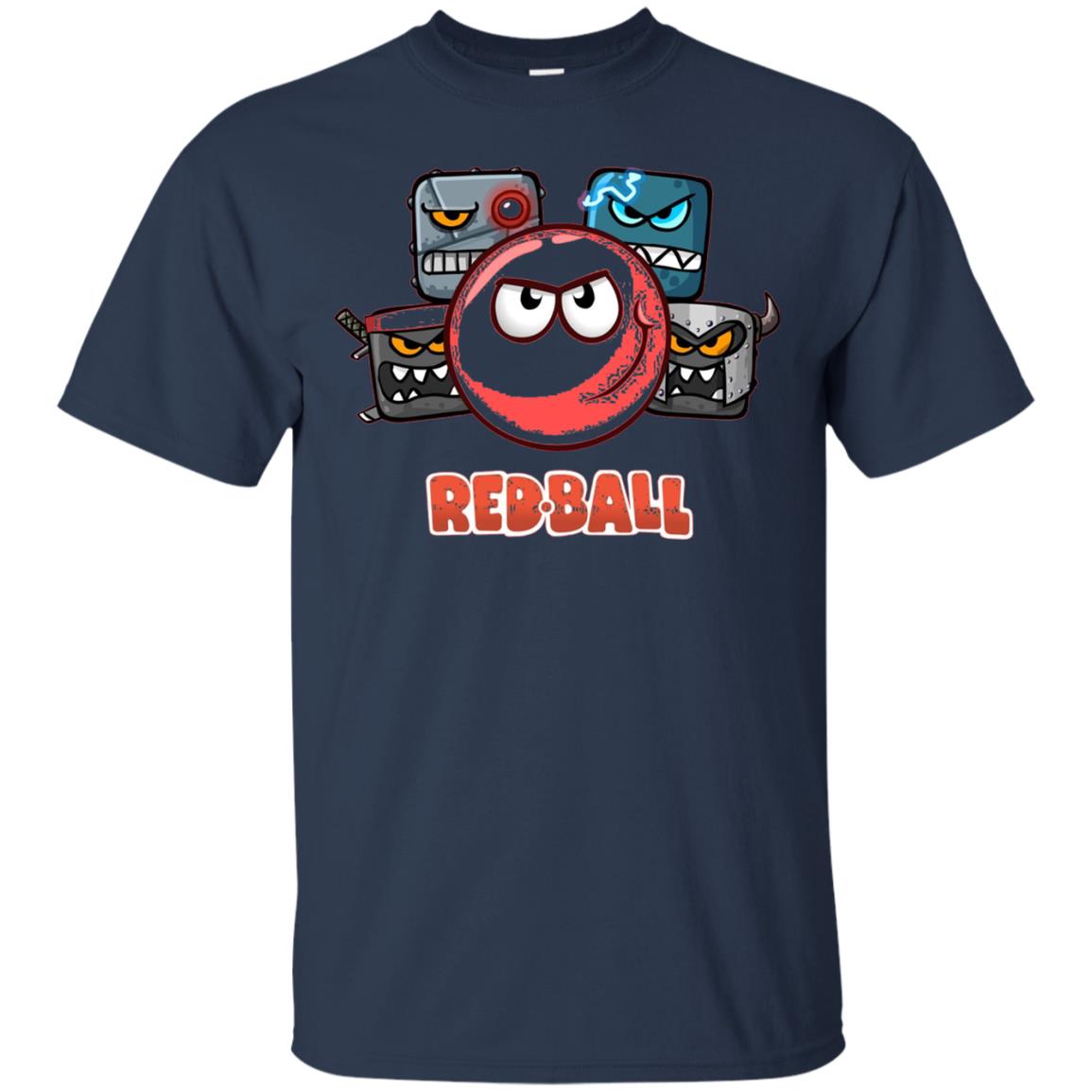 Red Ball 4 The Crew Game Lover T-shirt Navy