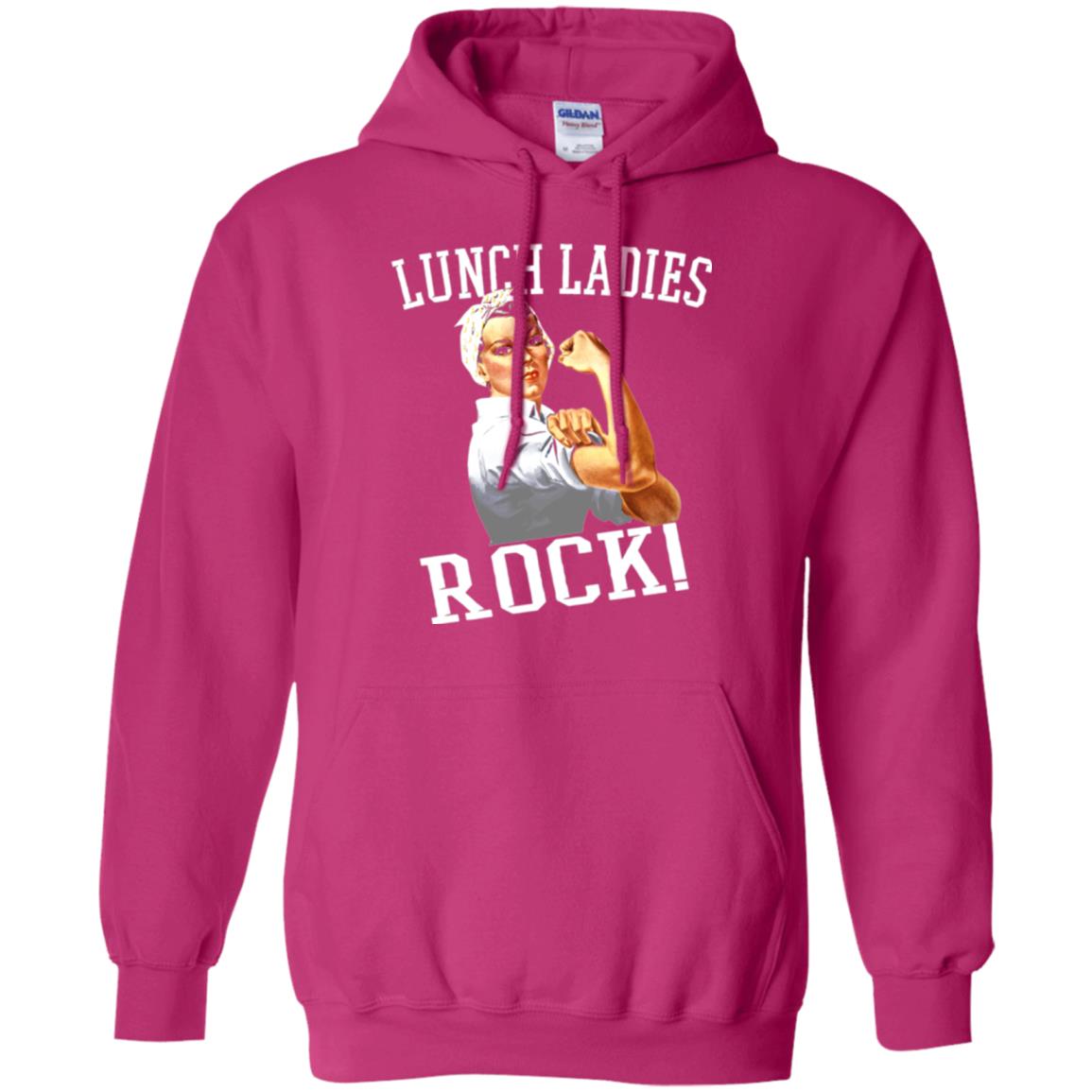 Lunch Ladies Rock Cafeteria Lunch Lady T-shirt Heliconia