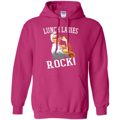 Lunch Ladies Rock Cafeteria Lunch Lady T-shirt Heliconia