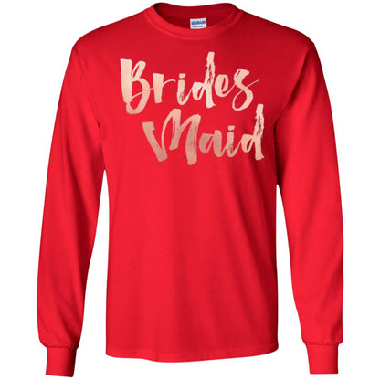 Bridal Shower Wedding Party Bridesmaid T-shirt Red