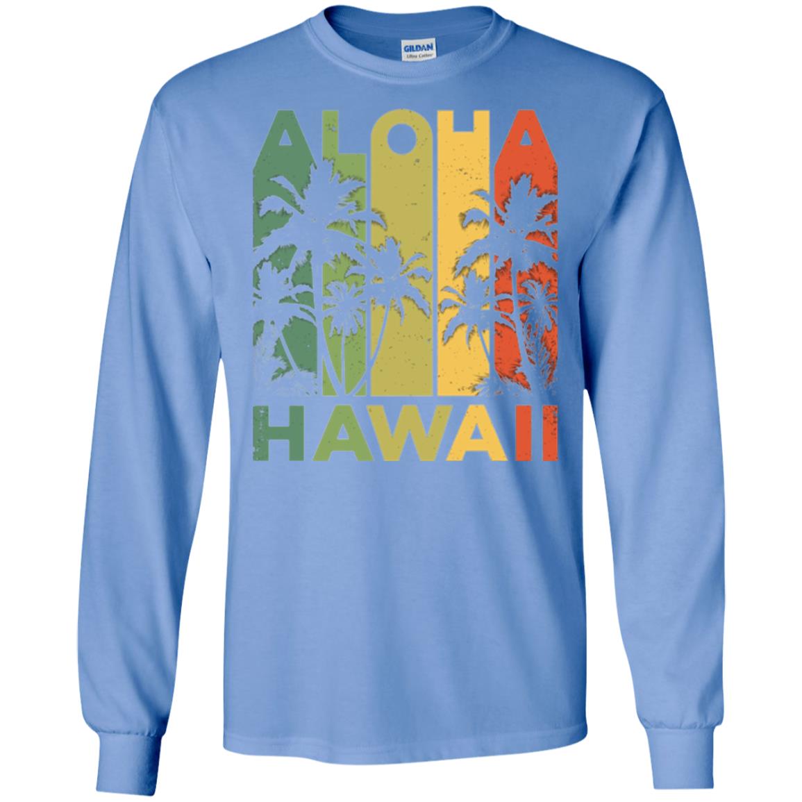 Vintage Hawaiian Islands T-shirt Carolina Blue