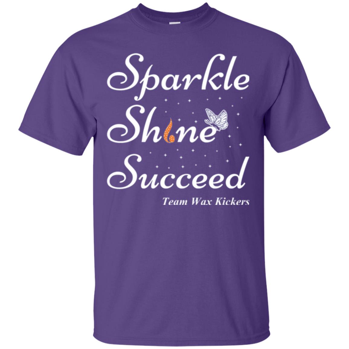 Sparkle Shine Succeed T-shirt Purple