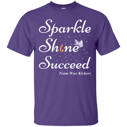 Sparkle Shine Succeed T-shirt Purple