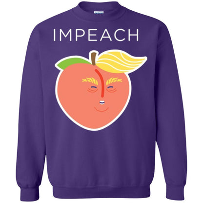 Anti Trump Peach Emoji T-shirt Impeach Donald Purple