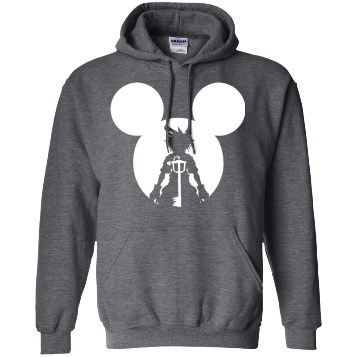 Mickey Lovers T-shirt Disney Kingdom Hearts Dark Heather