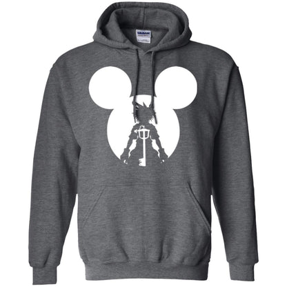 Mickey Lovers T-shirt Disney Kingdom Hearts Dark Heather