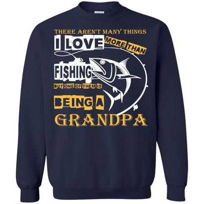 But One Of Them Is Being A Grandpa Papa T-shirt Navy