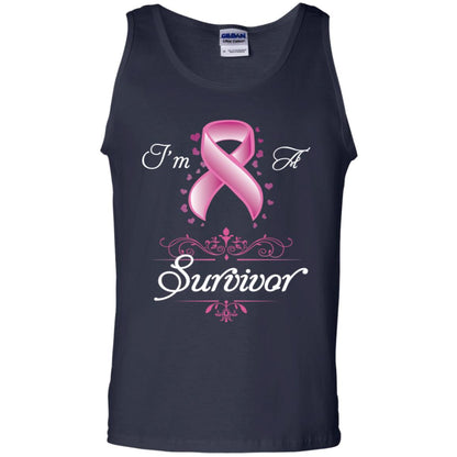 I Am A Survivor Breast Cancer Awareness Shirt Navy
