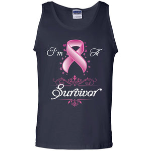 I Am A Survivor Breast Cancer Awareness ShirtG220 Gildan 100% Cotton Tank Top