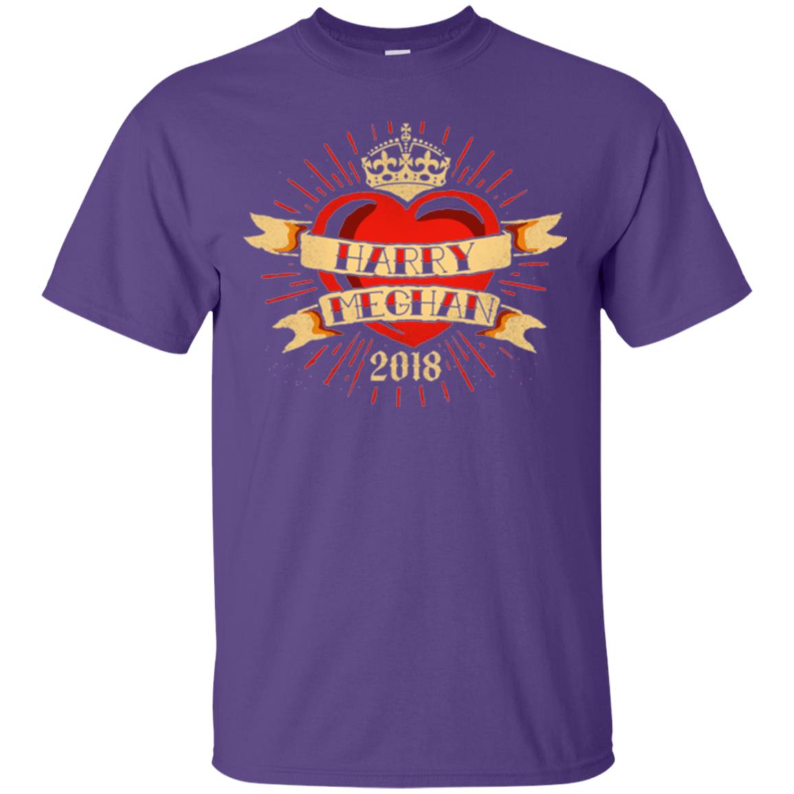 Harry And Meghan Royal Wedding Heart Tattoo Style Purple