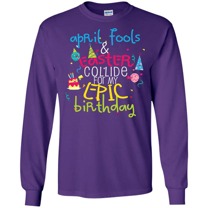 April Fools Easter Collide For My Epic Birthday Purple